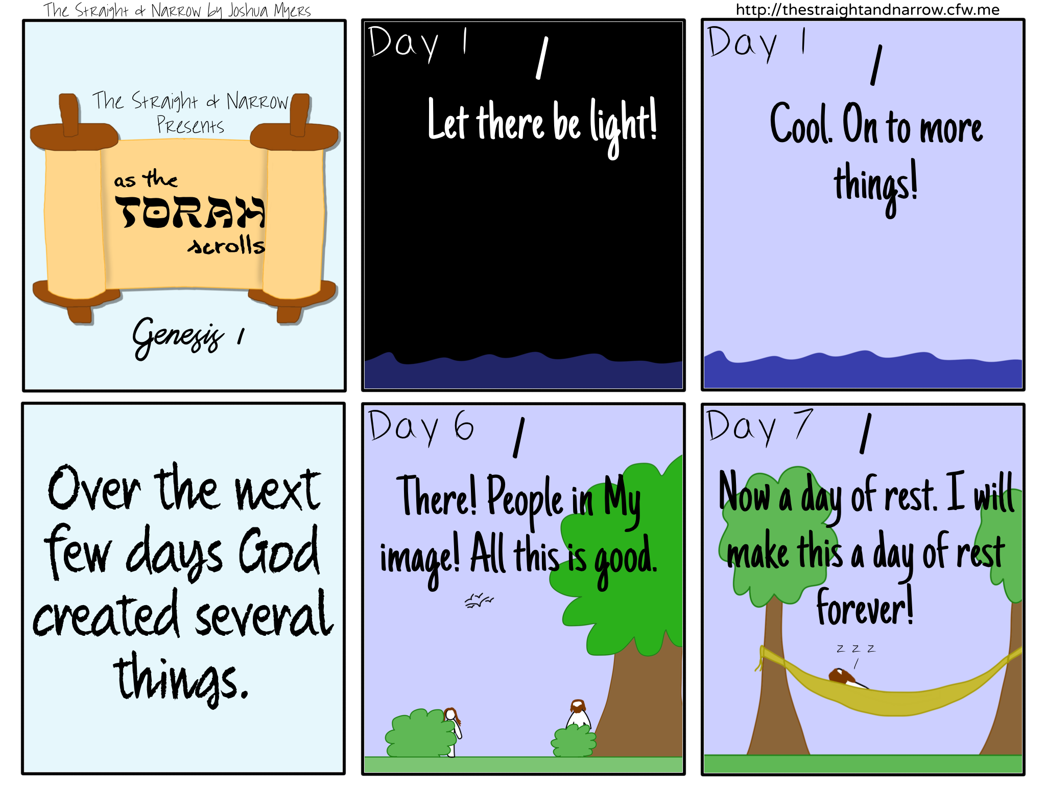 As The Torah Scrolls: Genesis 1