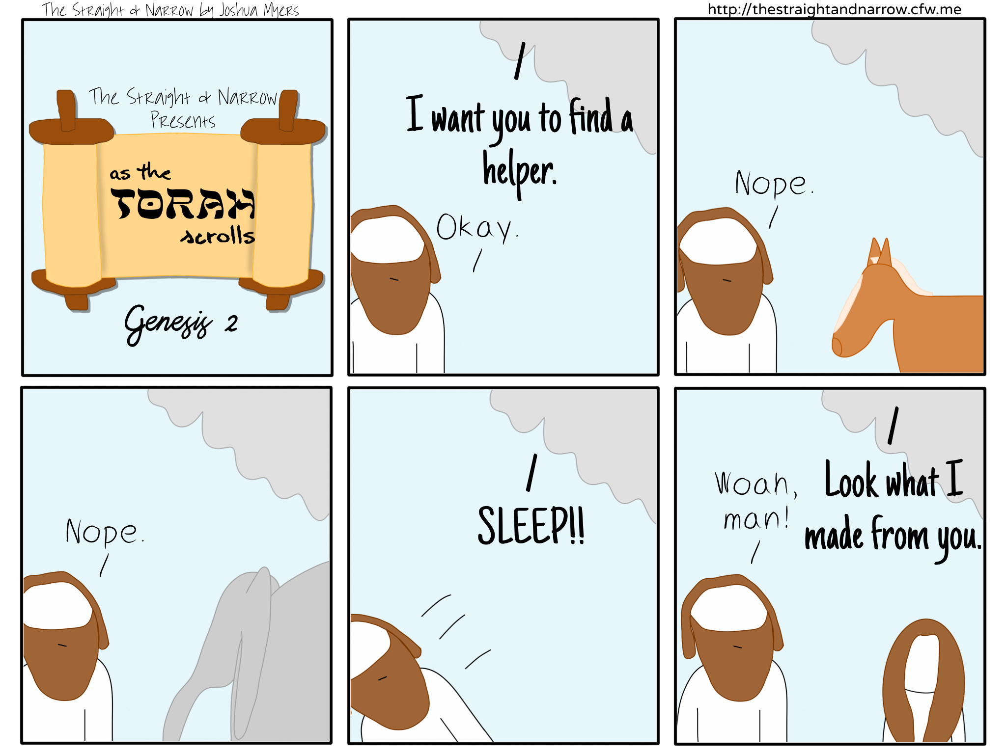 As The Torah Scrolls: Genesis 2