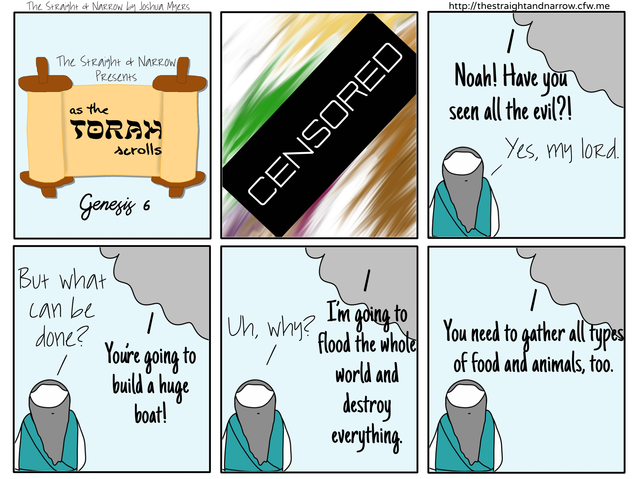 As The Torah Scrolls: Genesis 6