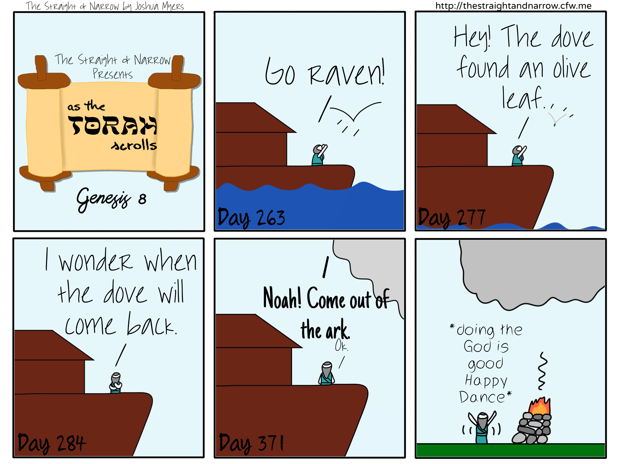 As The Torah Scrolls: Genesis 8