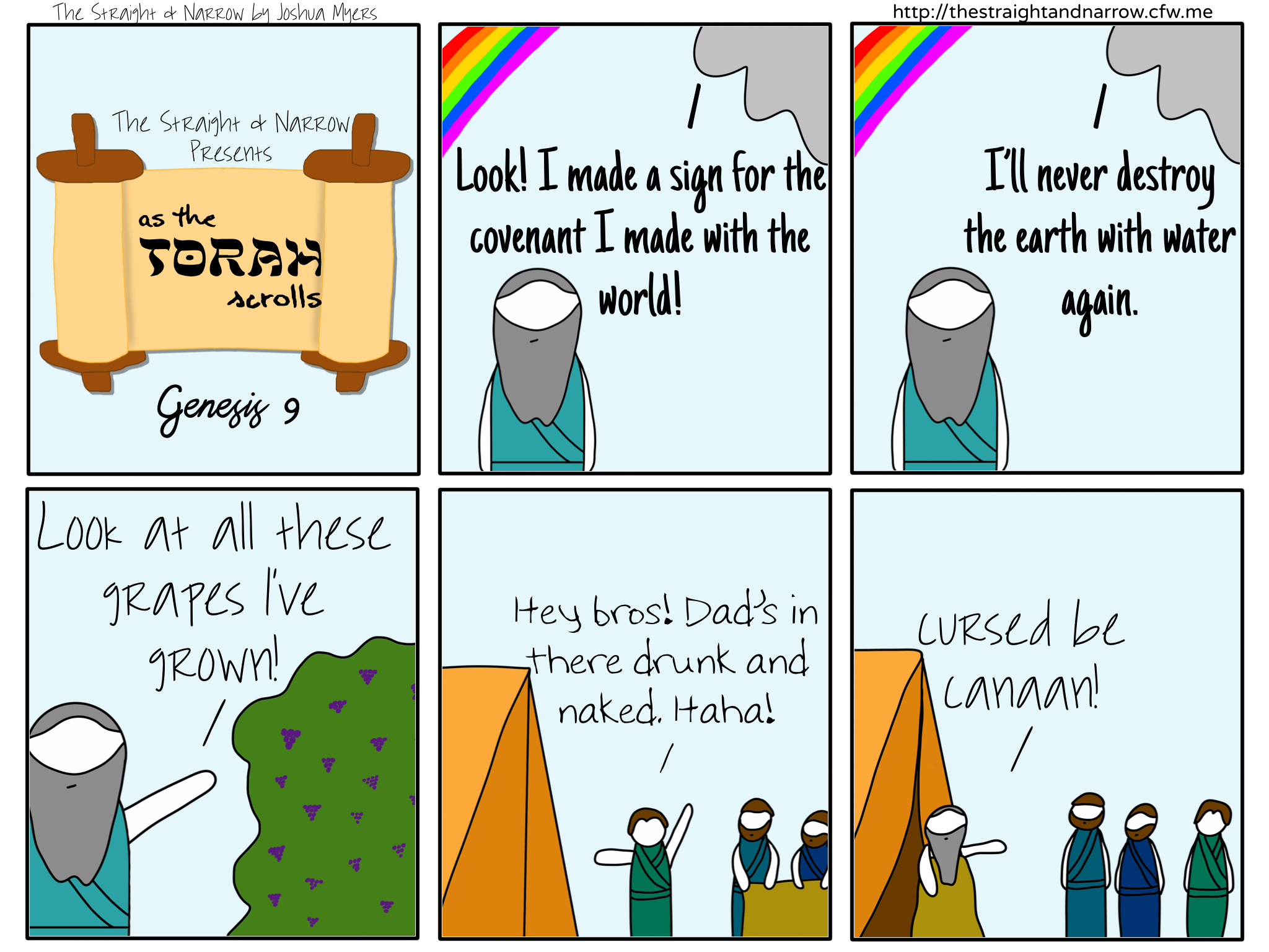 As The Torah Scrolls: Genesis 9