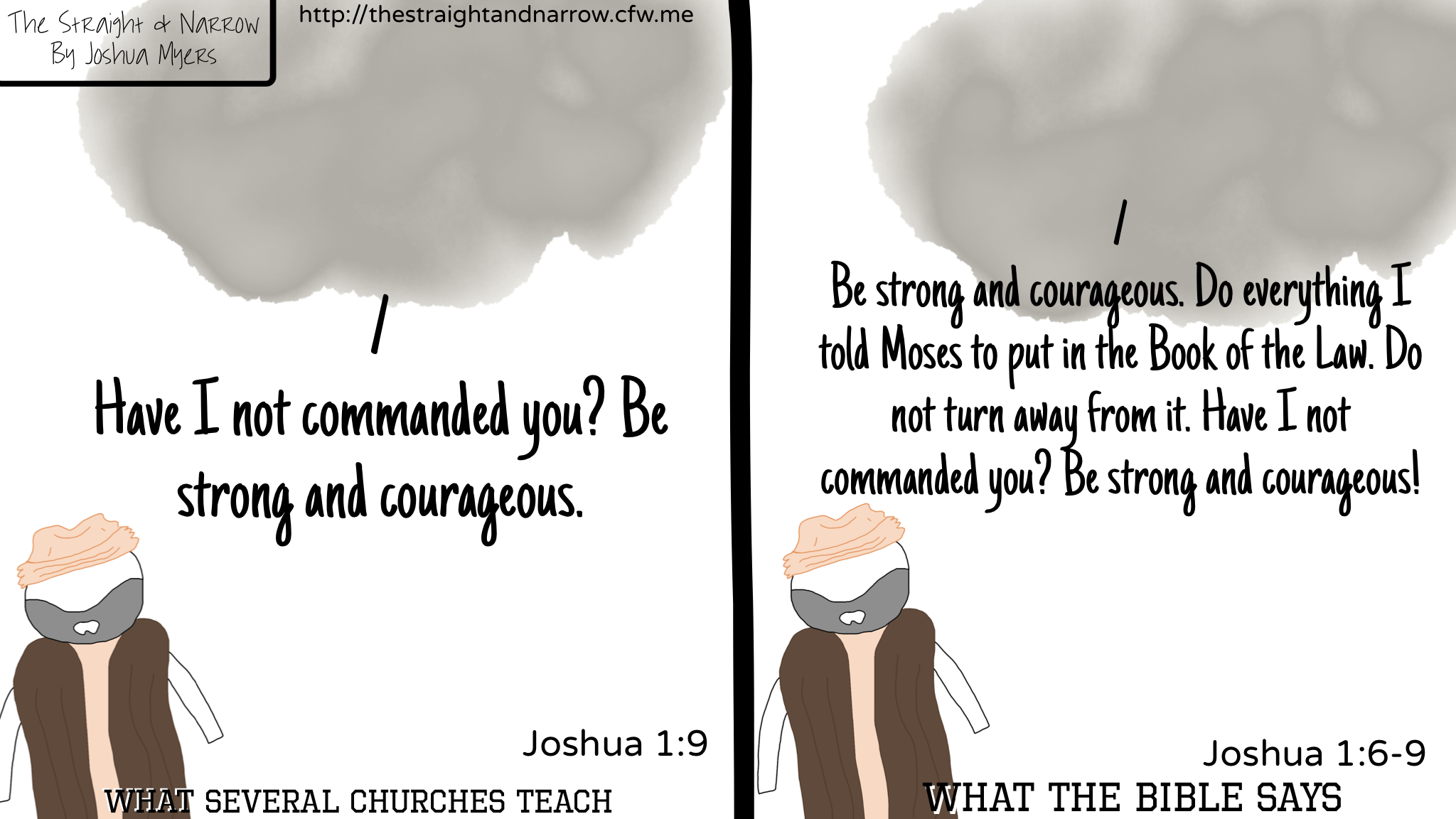 Church vs. Bible #027 – Be strong and courageous