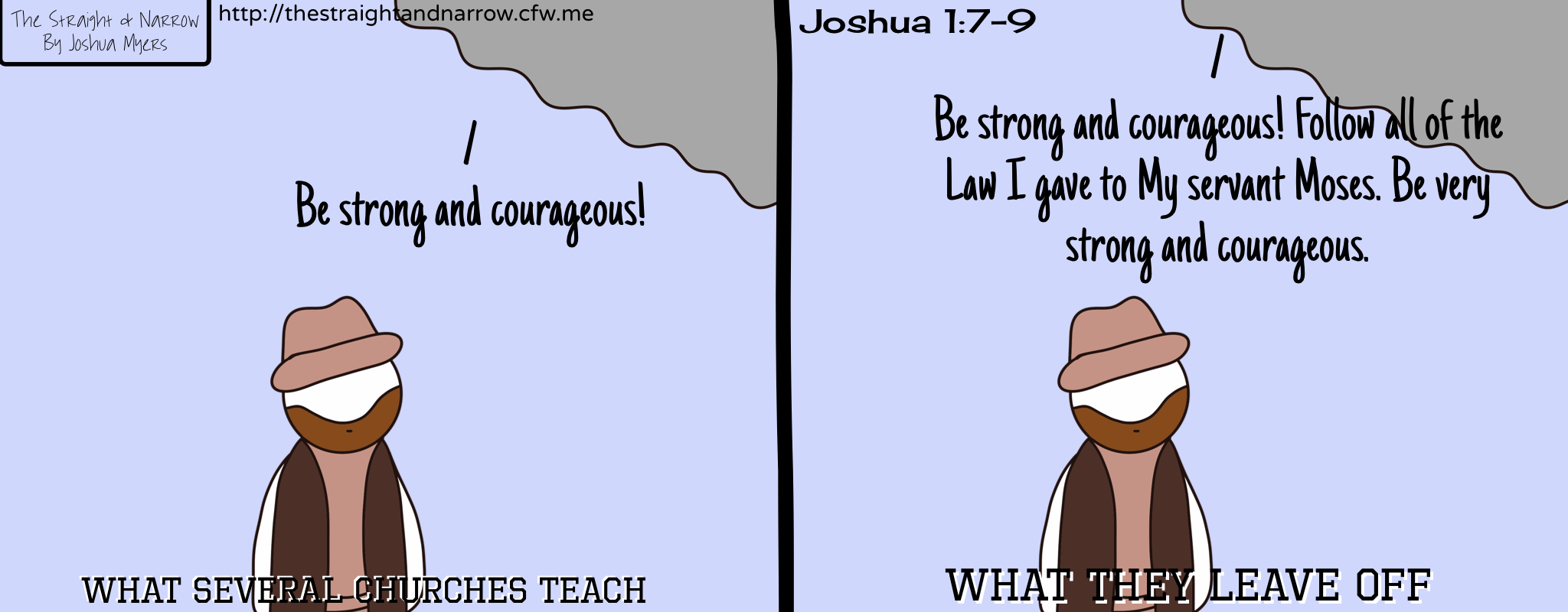 Church vs. Bible #036 – Be strong and courageous