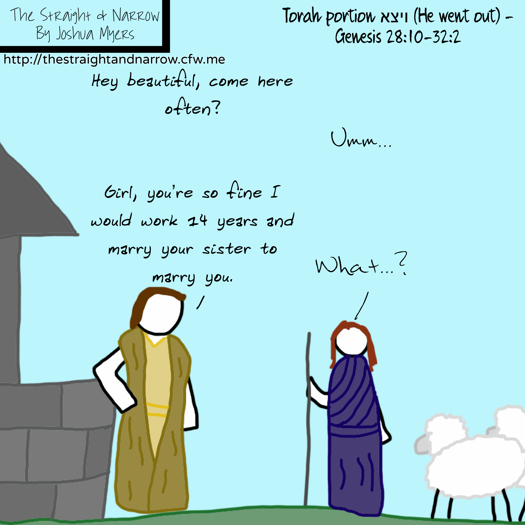 Torah Portion: ויצא (He went out) – Genesis 28:10-32:2