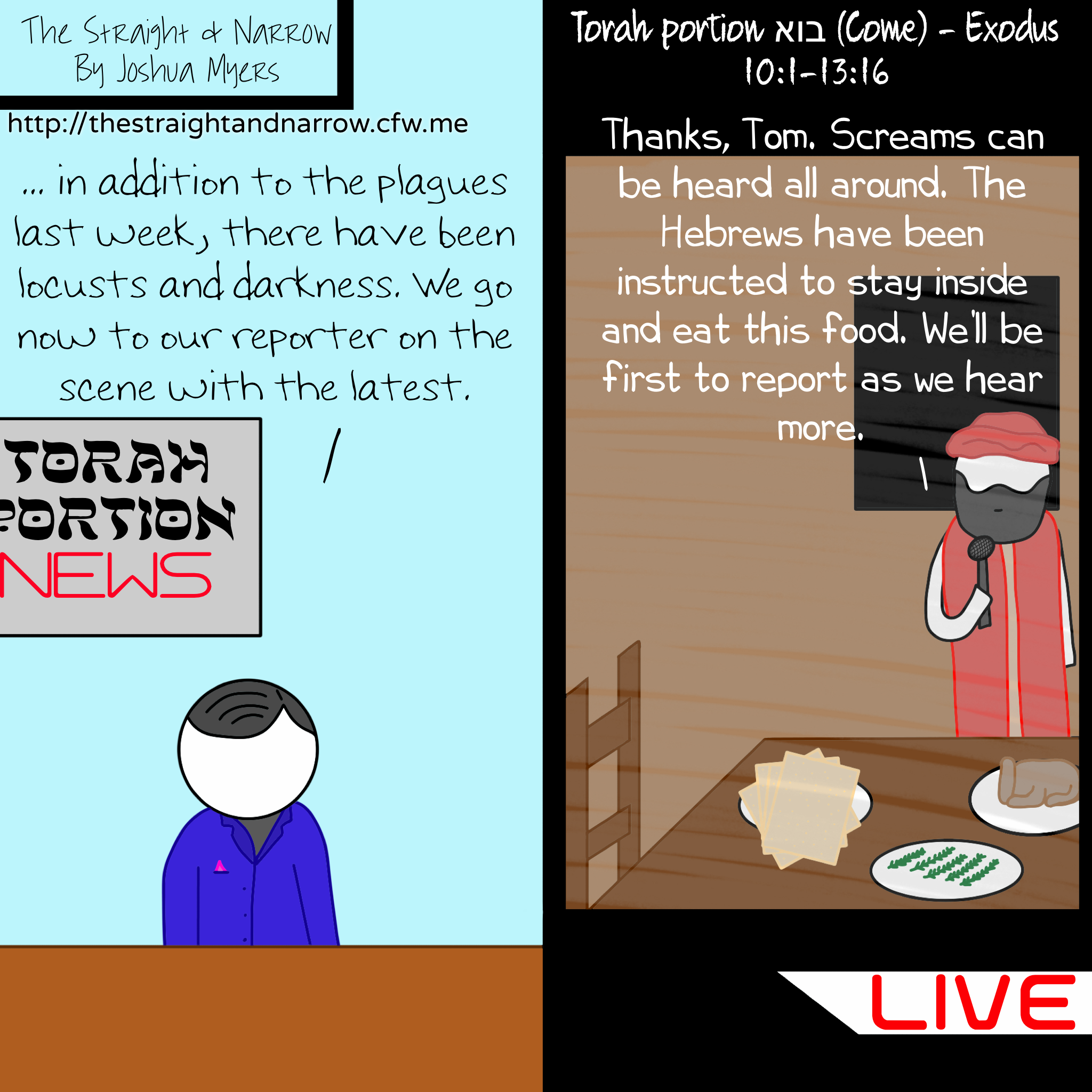 Torah Portion: בוא (Come) – Exodus 10:1-13:16