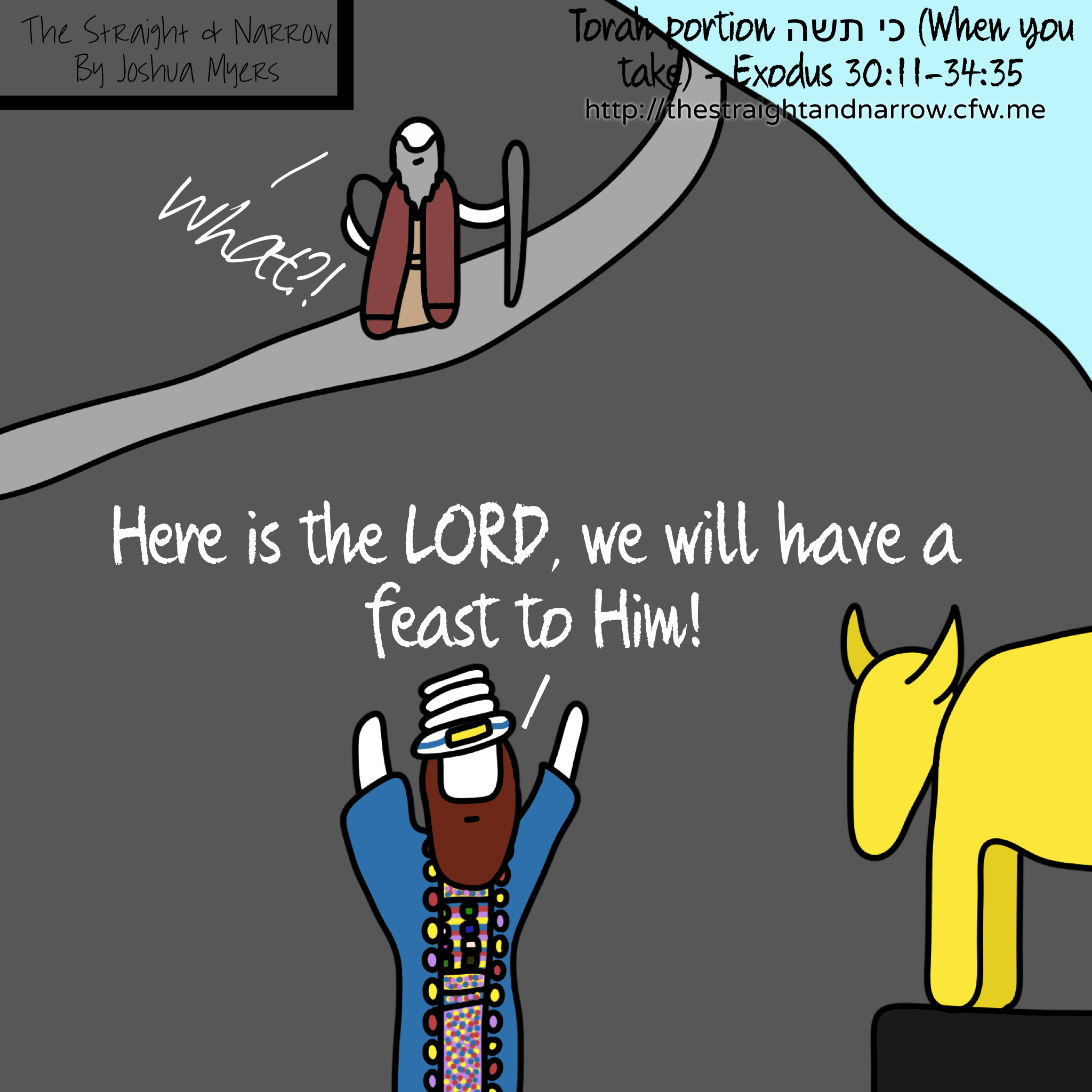 Torah Portion: כי תשה (When you take) – Exodus 30:11-34:35