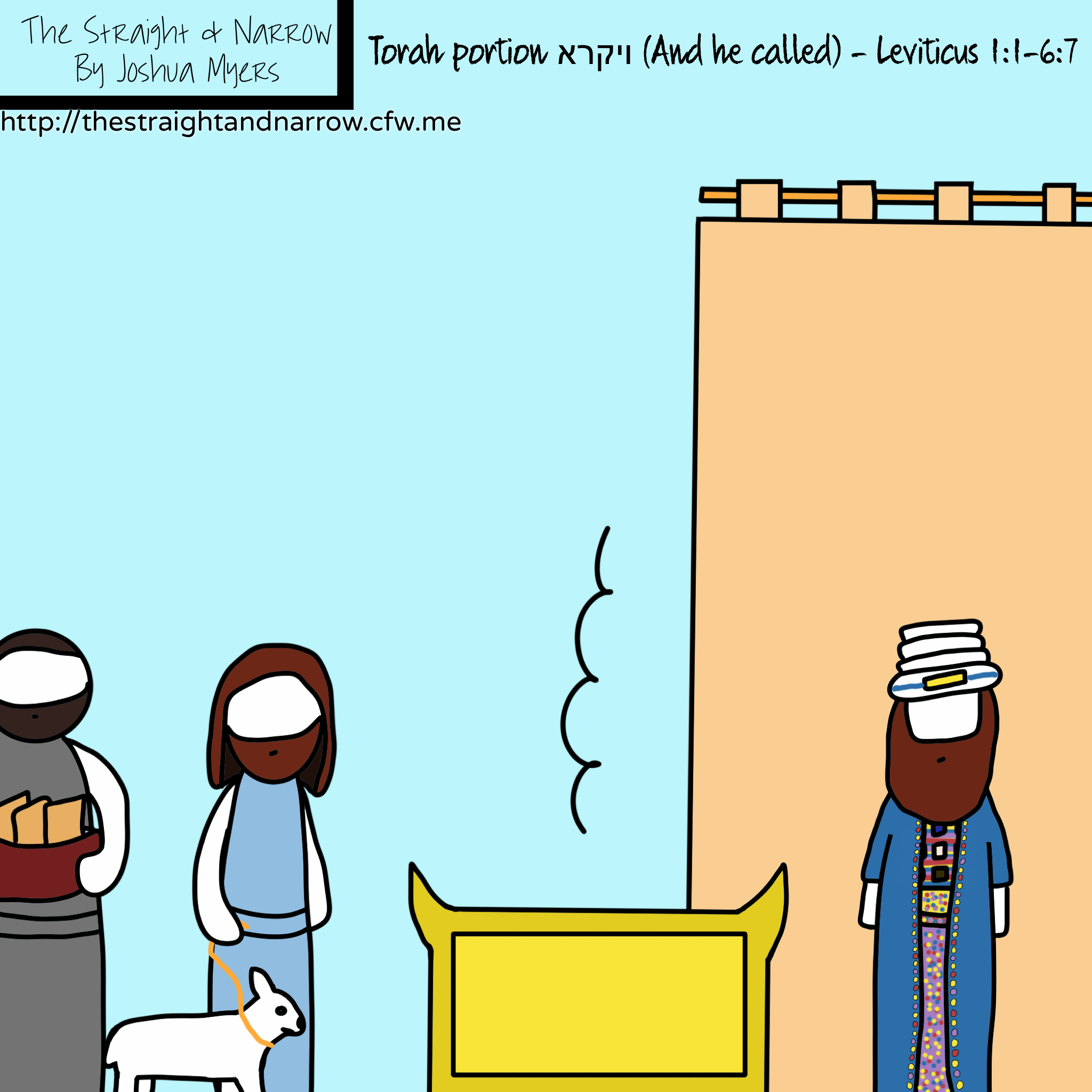 Torah Portion: ויקרא (And he called) – Leviticus 1:1-6:7