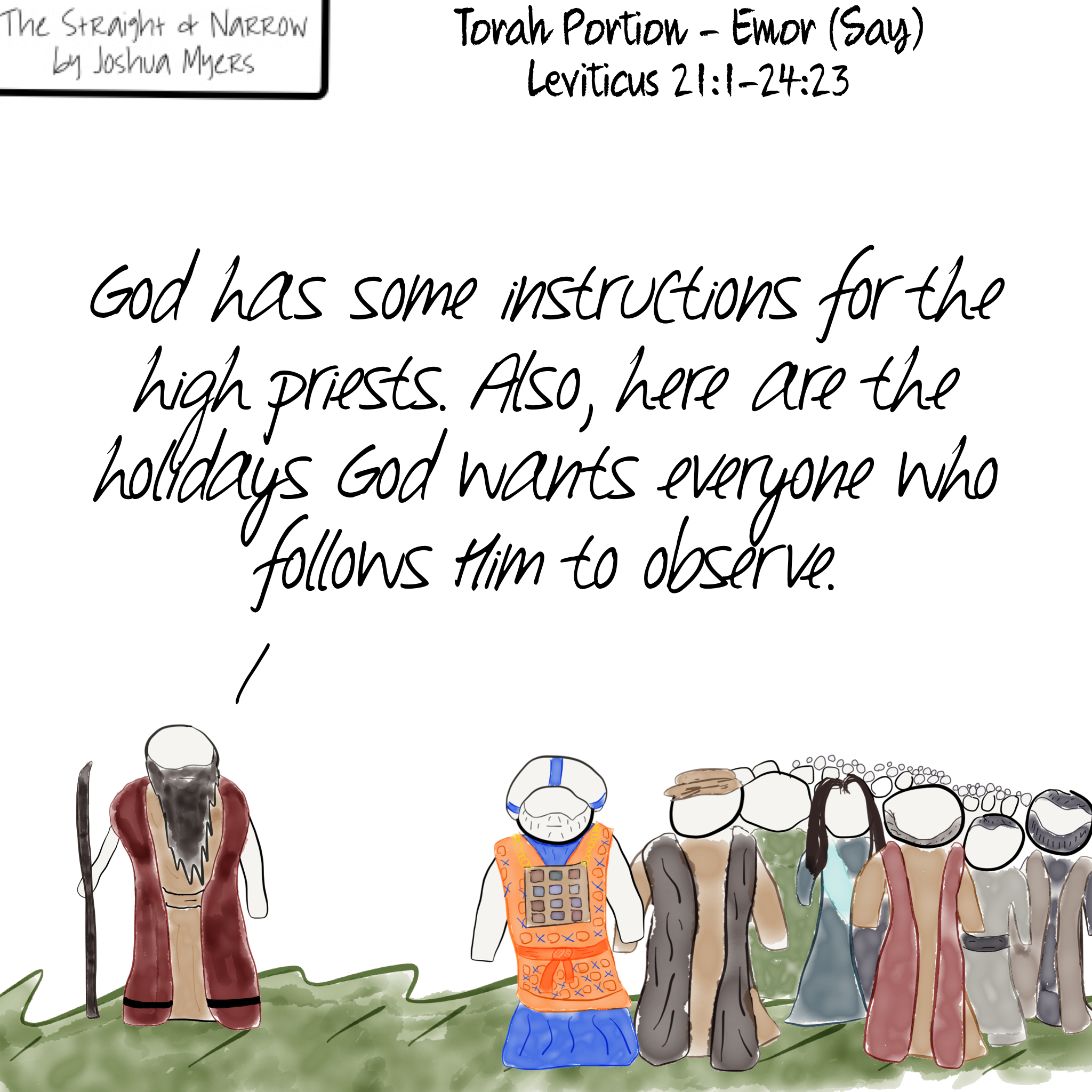 Torah Portion: Emor (Say) – Leviticus 21:1-24:23