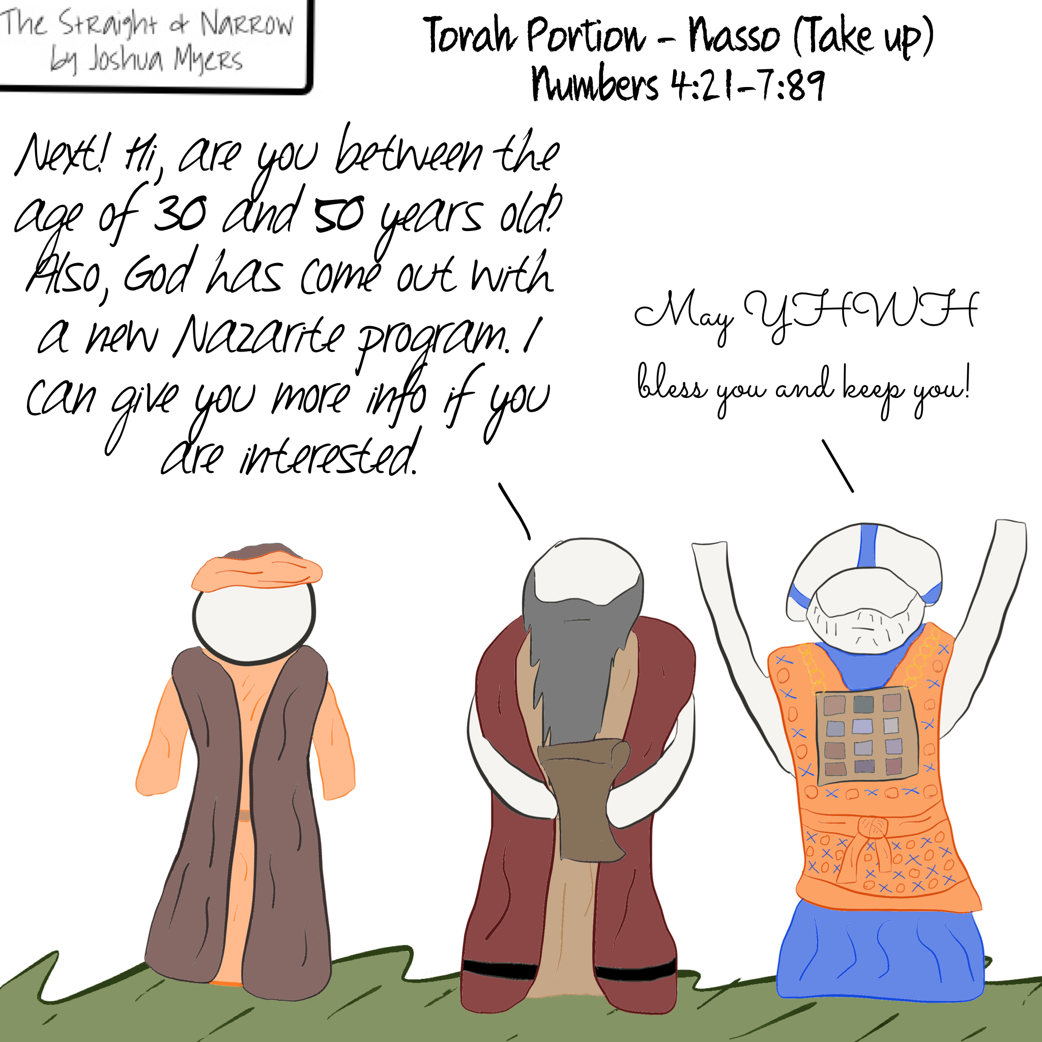Torah Portion: Nasso (Take up) – Numbers 4:21-7:89
