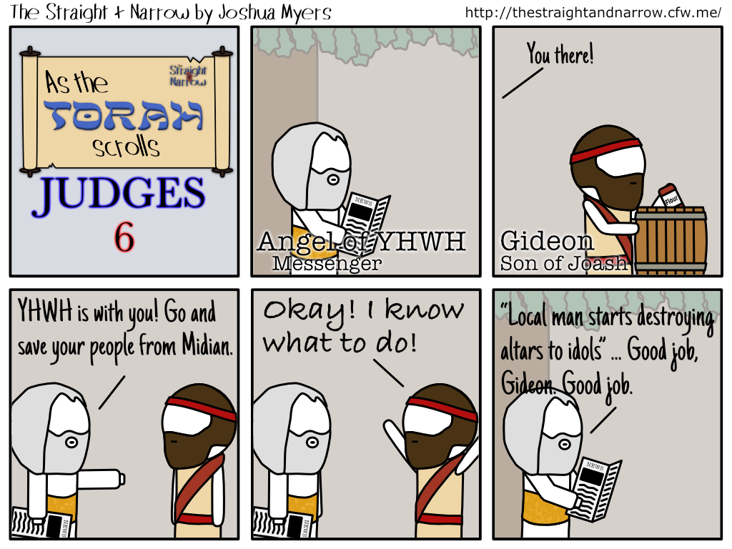 As The Torah Scrolls: Judges 6