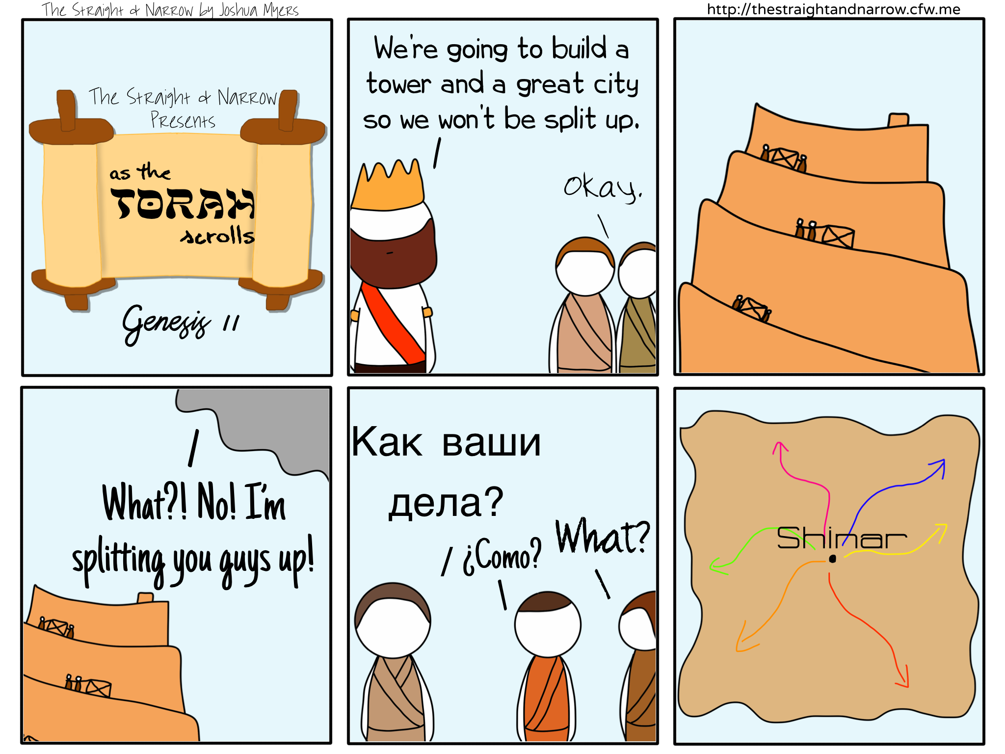 As The Torah Scrolls: Genesis 11
