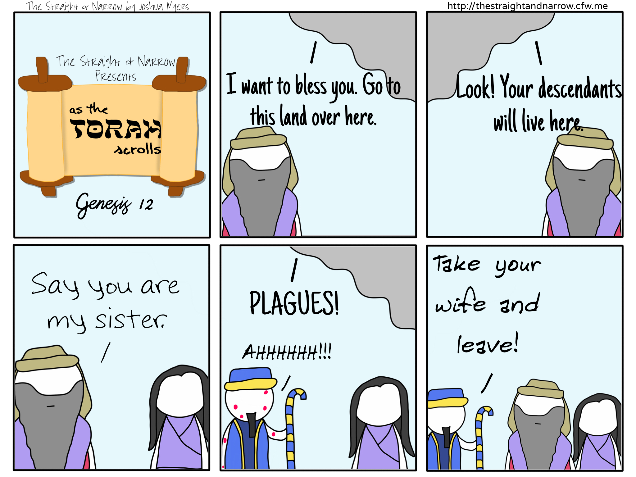As The Torah Scrolls: Genesis 12
