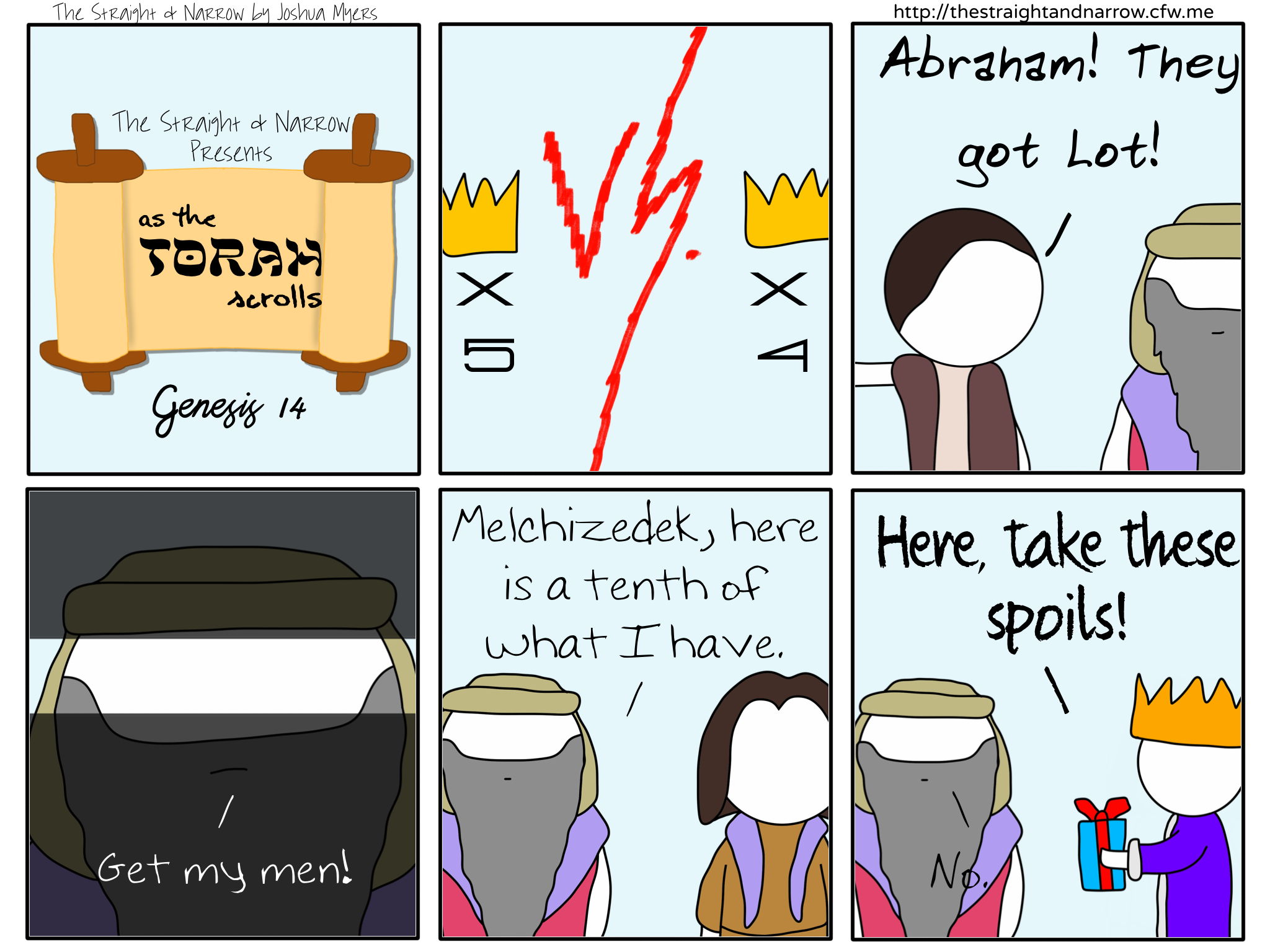 As The Torah Scrolls: Genesis 14