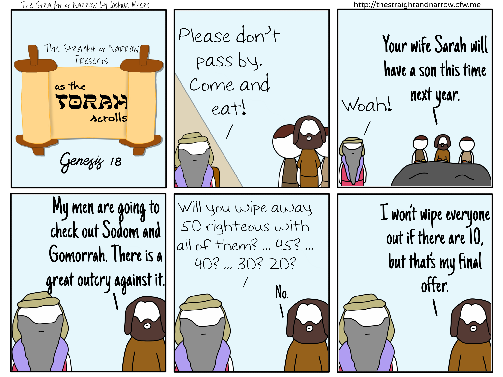 As The Torah Scrolls: Genesis 18