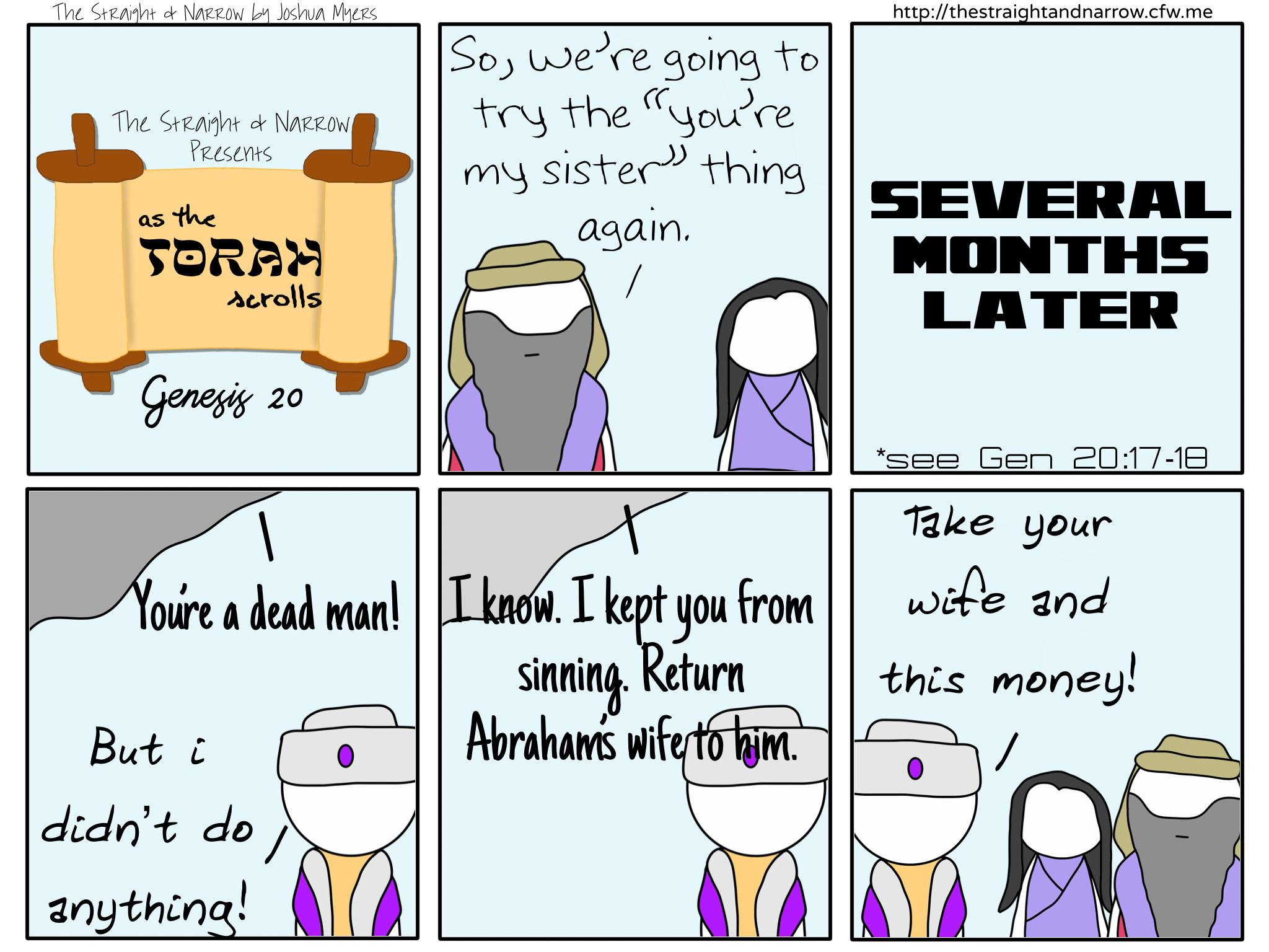As The Torah Scrolls: Genesis 20