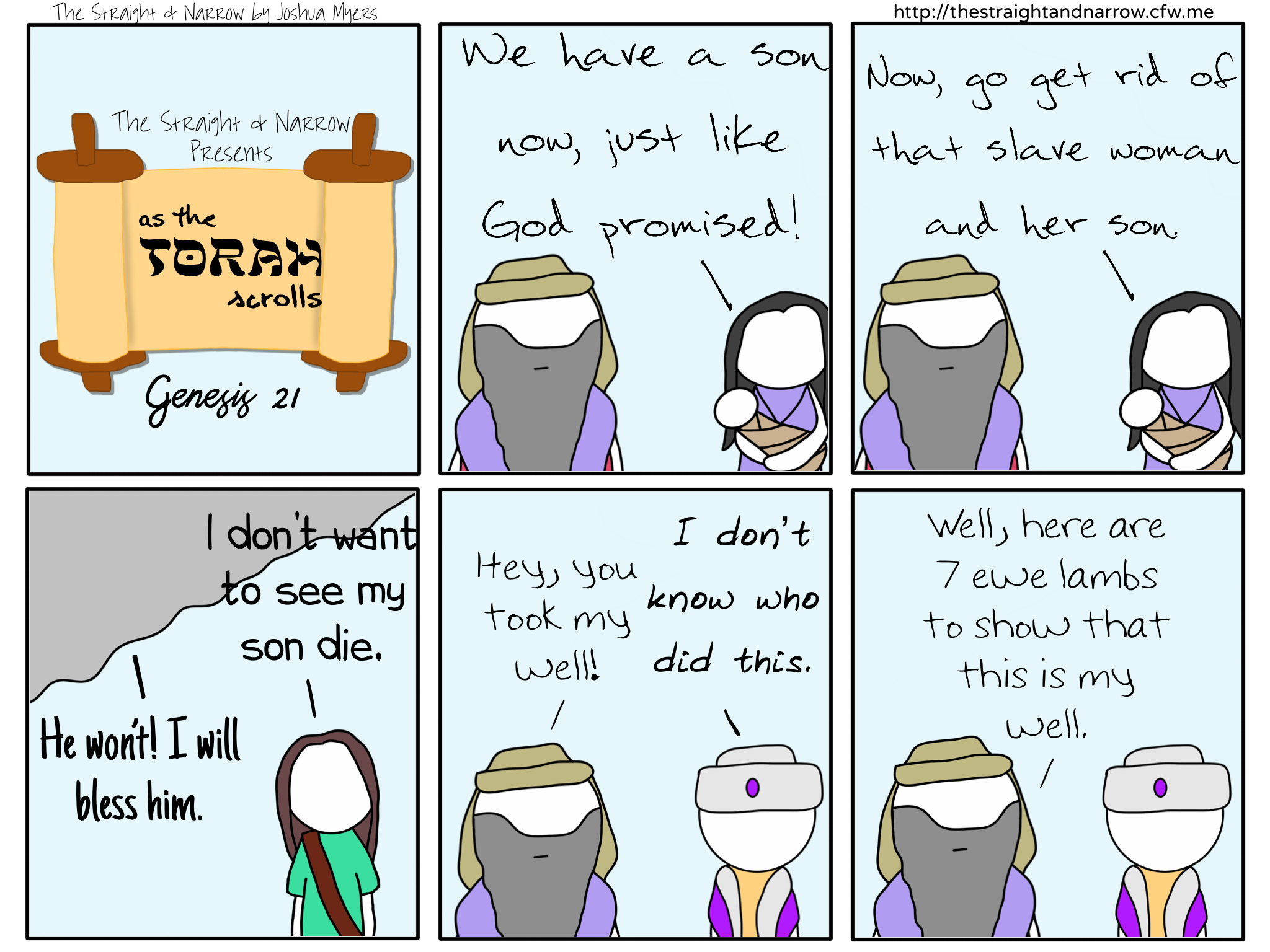 As The Torah Scrolls: Genesis 21