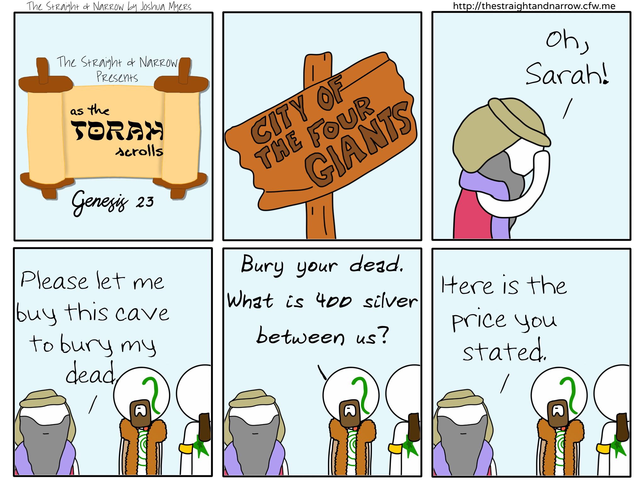 As The Torah Scrolls: Genesis 23