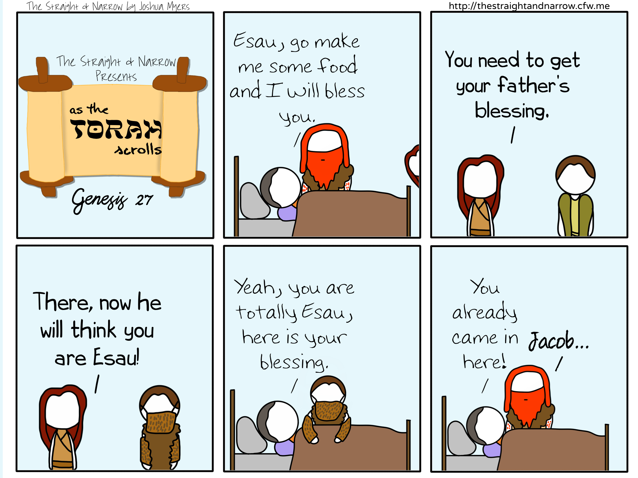 As The Torah Scrolls: Genesis 27