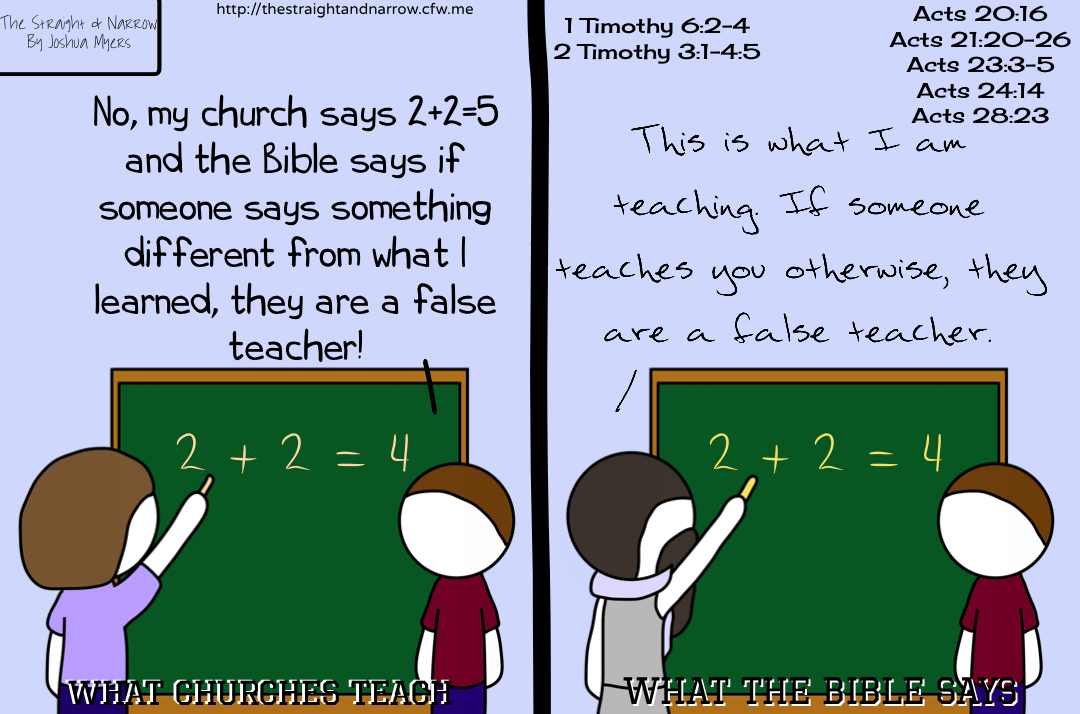 Church vs. Bible #042 – What I have been taught