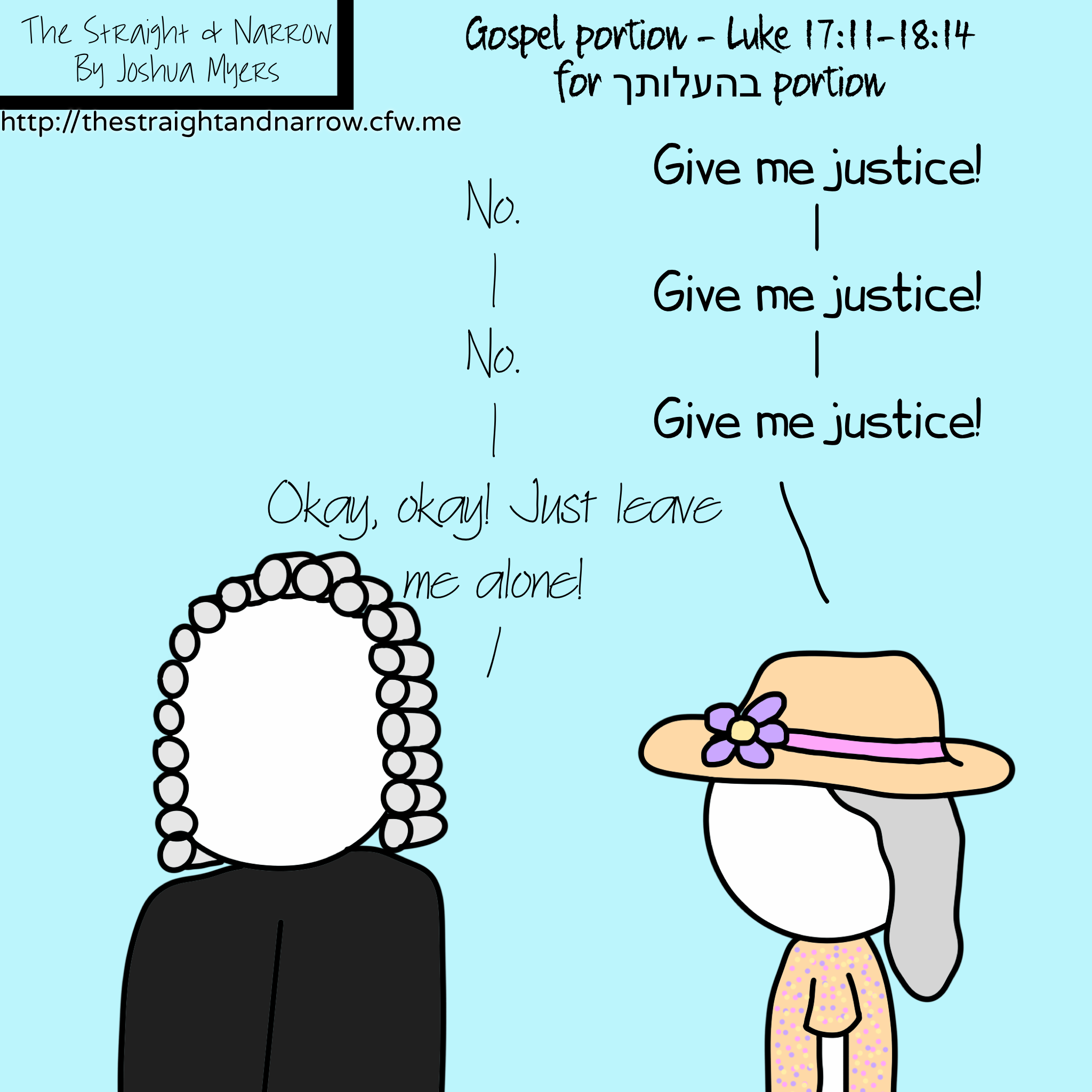 Gospel Portion: Luke 17:11-18:14