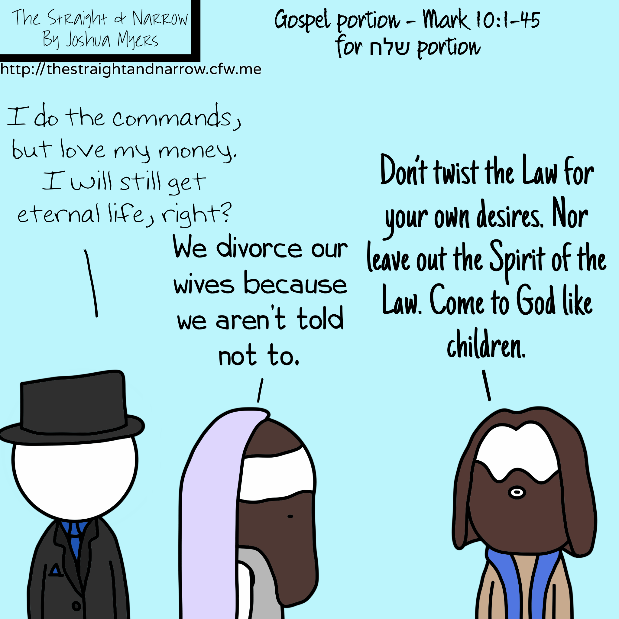 Gospel Portion – Mark 10:1-45