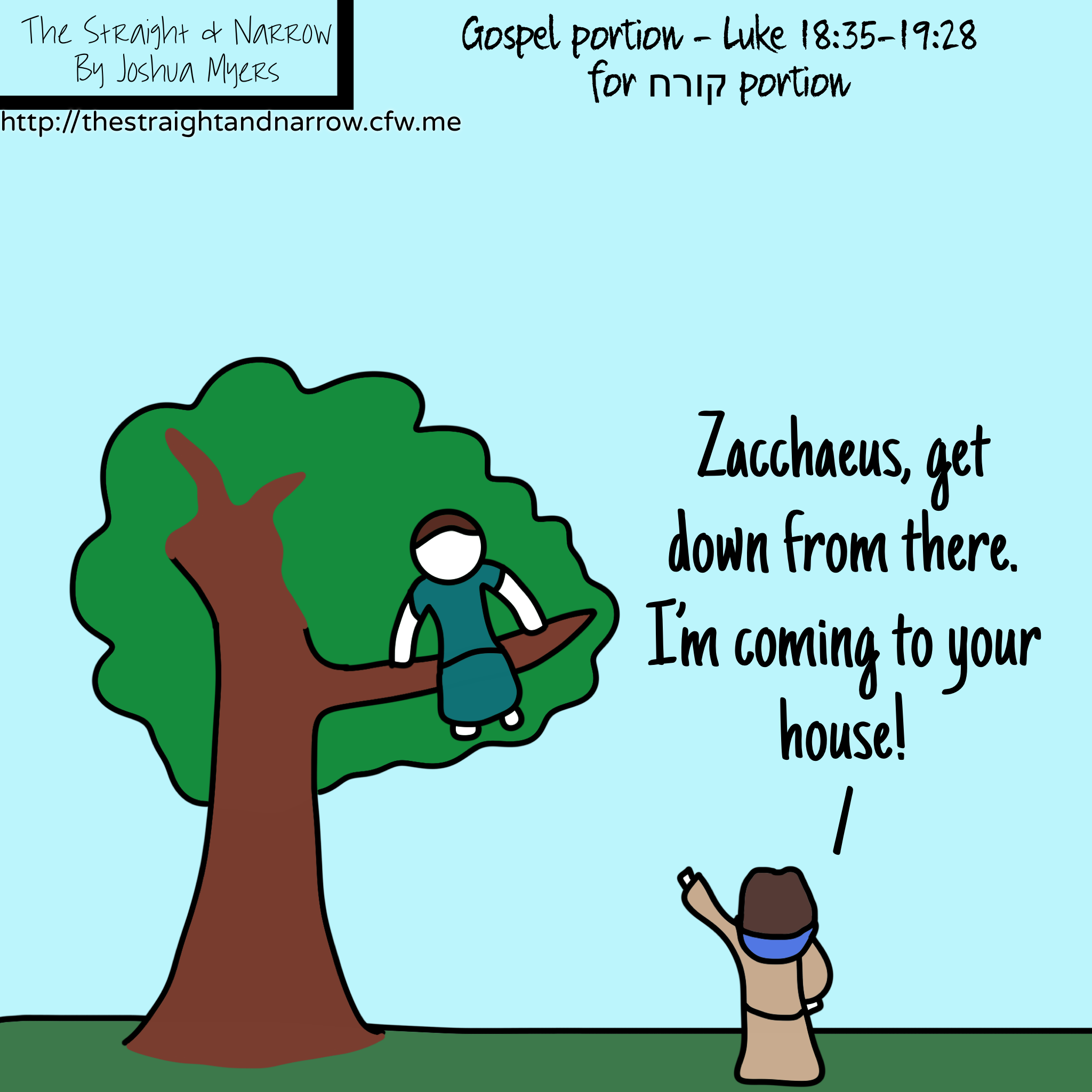Gospel Portion – Luke 18:35-19:28