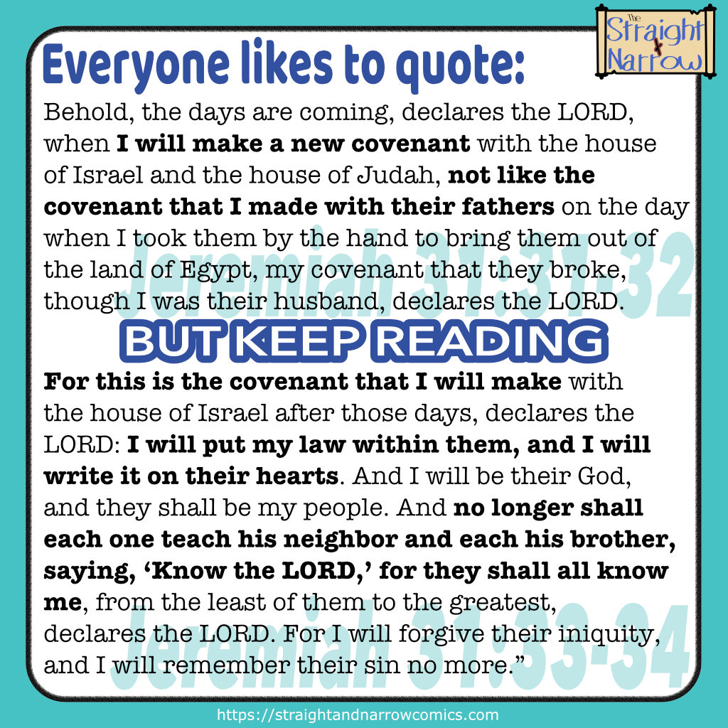 Keep Reading: A New Covenant