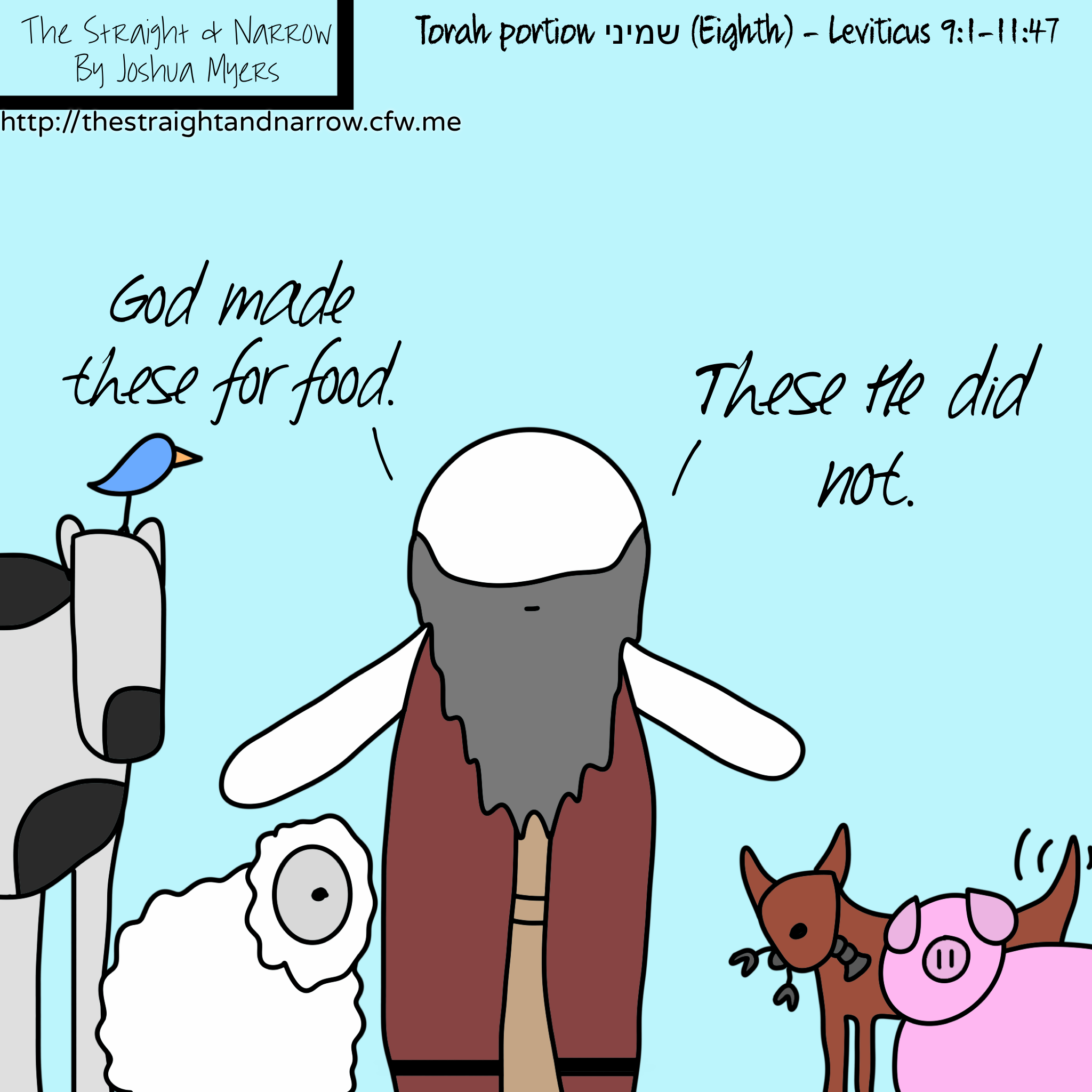 Torah Portion: שמיני (Eighth) – Leviticus 9:1-11:47