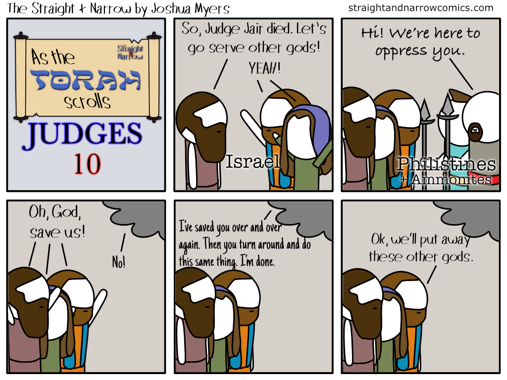 As The Torah Scrolls: Judges 10