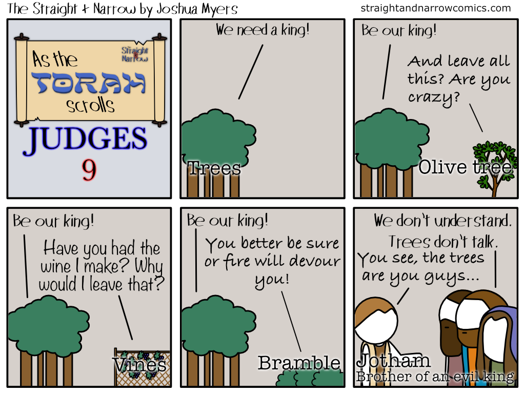 As The Torah Scrolls: Judges 9