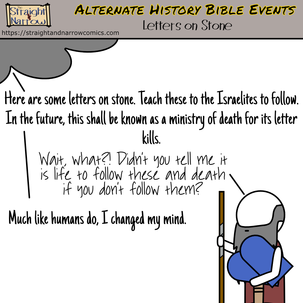 Alternate Bible History: Letters on Stone