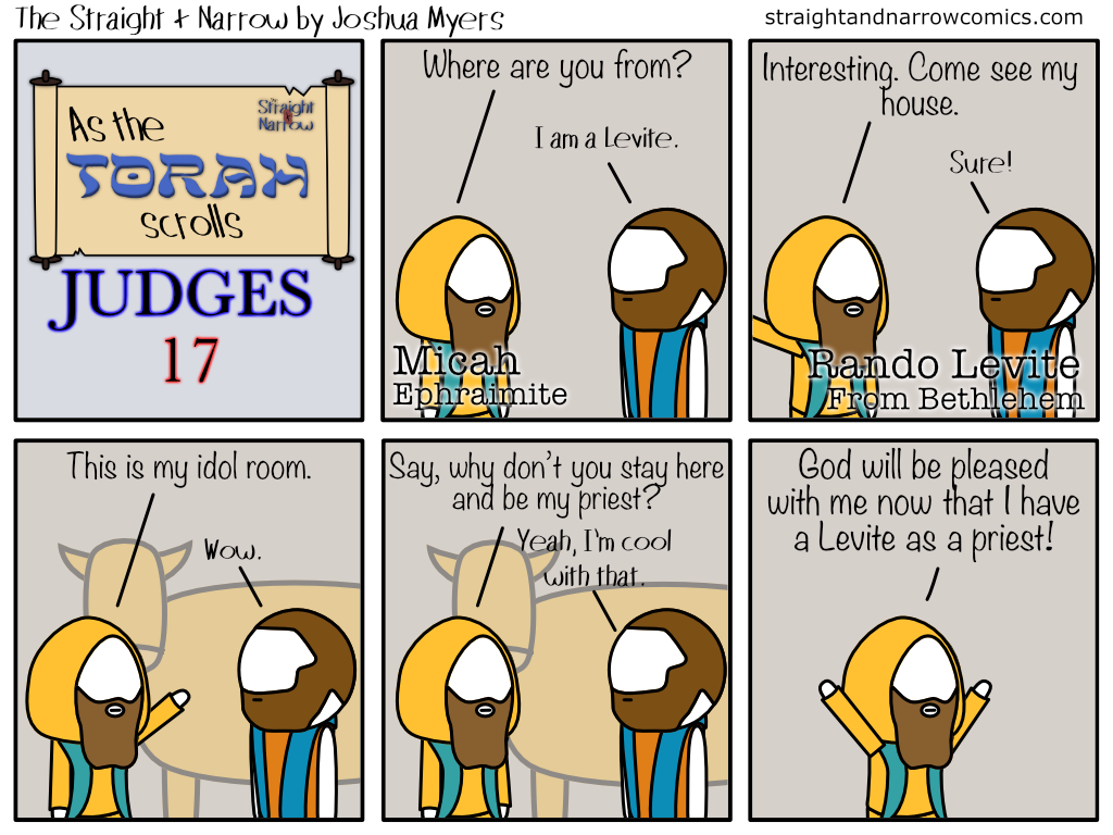 As The Torah Scrolls: Judges 17