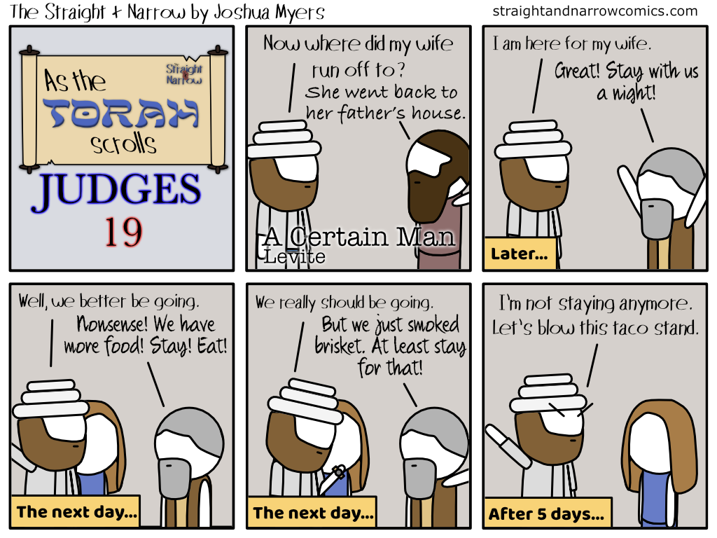 As The Torah Scrolls: Judges 19