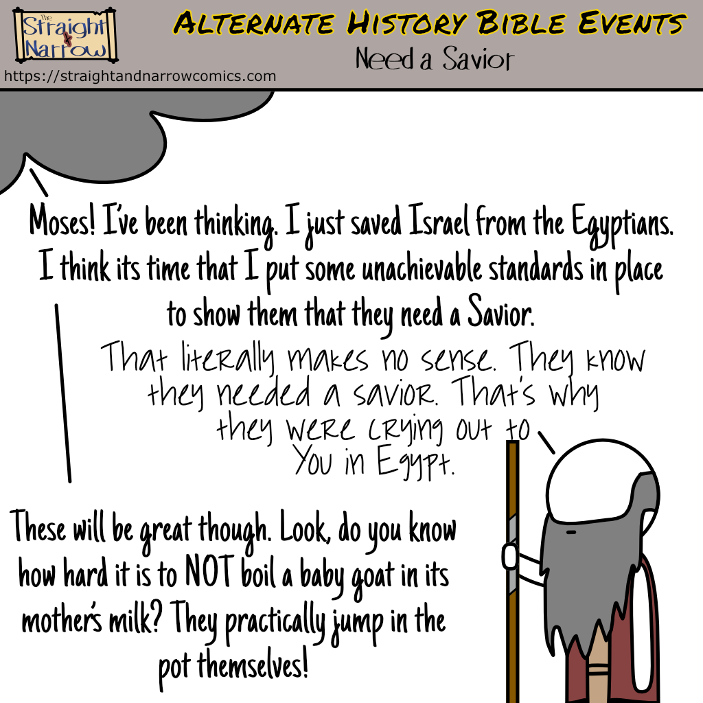 Alternate History Bible Events: Need A Savior