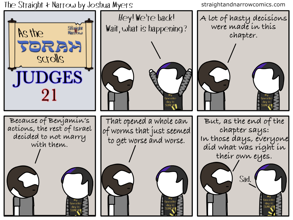 As The Torah Scrolls: Judges 21