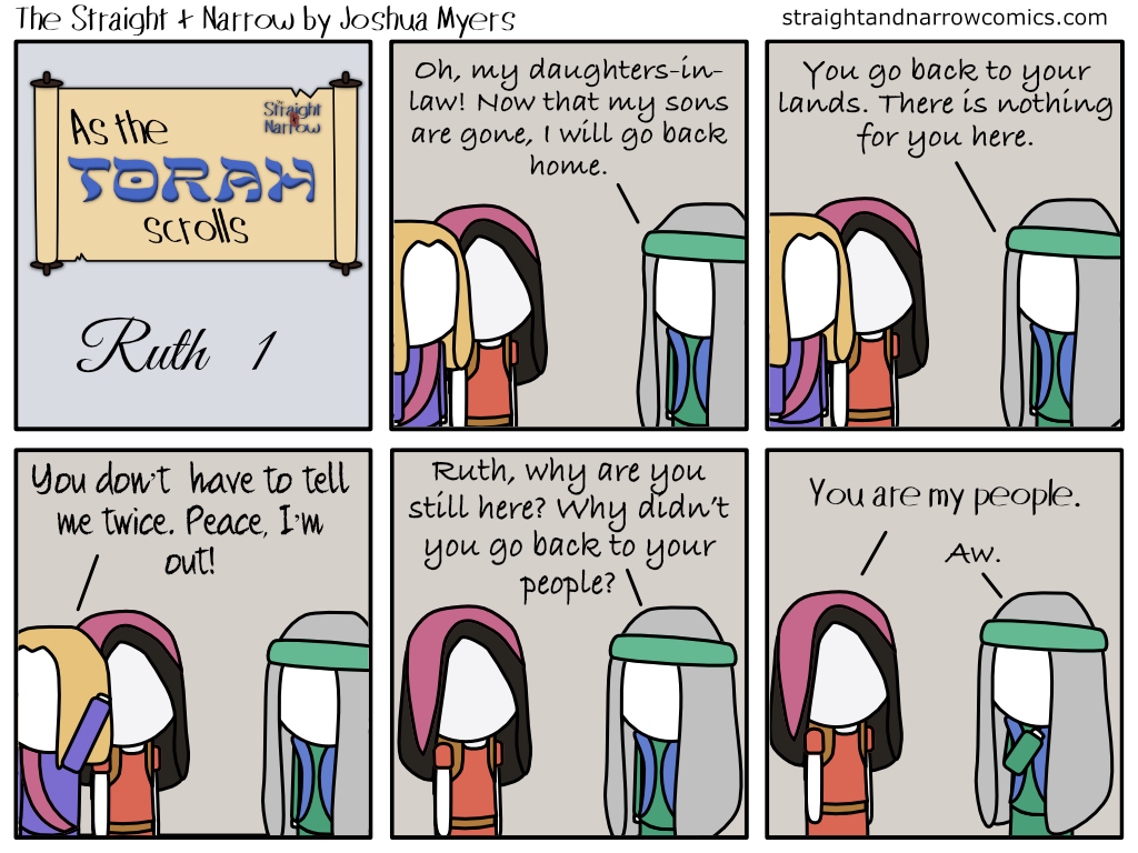 As The Torah Scrolls: Ruth 1